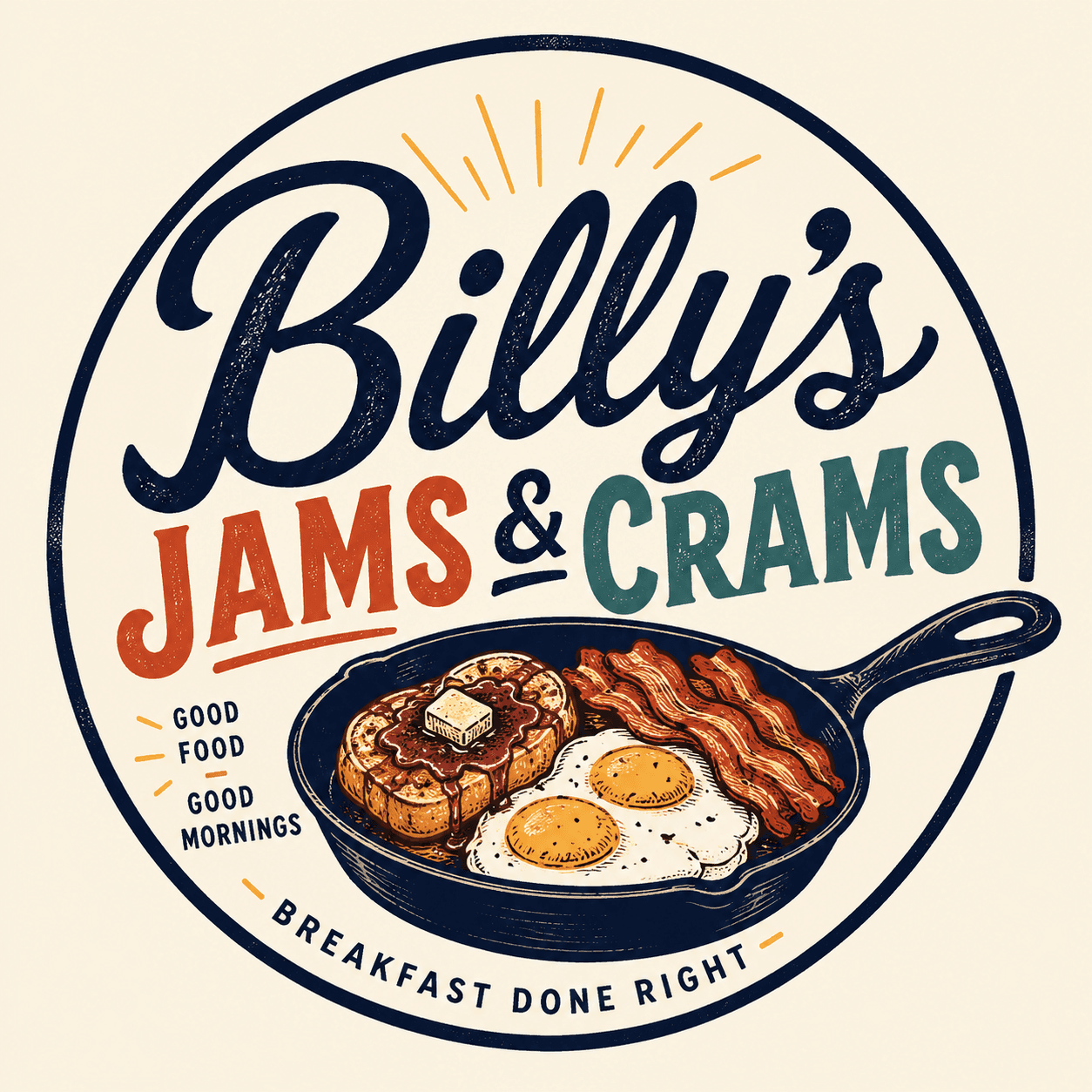 Billy's Jams & Crams logo